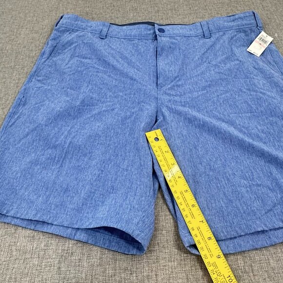 NEW‎ IZOD Mens Beach Performance Shorts Blue 40 Waist Classic Fit Quick Dry $65 - Picture 3 of 10
